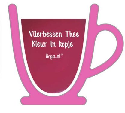 Noga.nl Vlierbessen Thee kleur in kopje